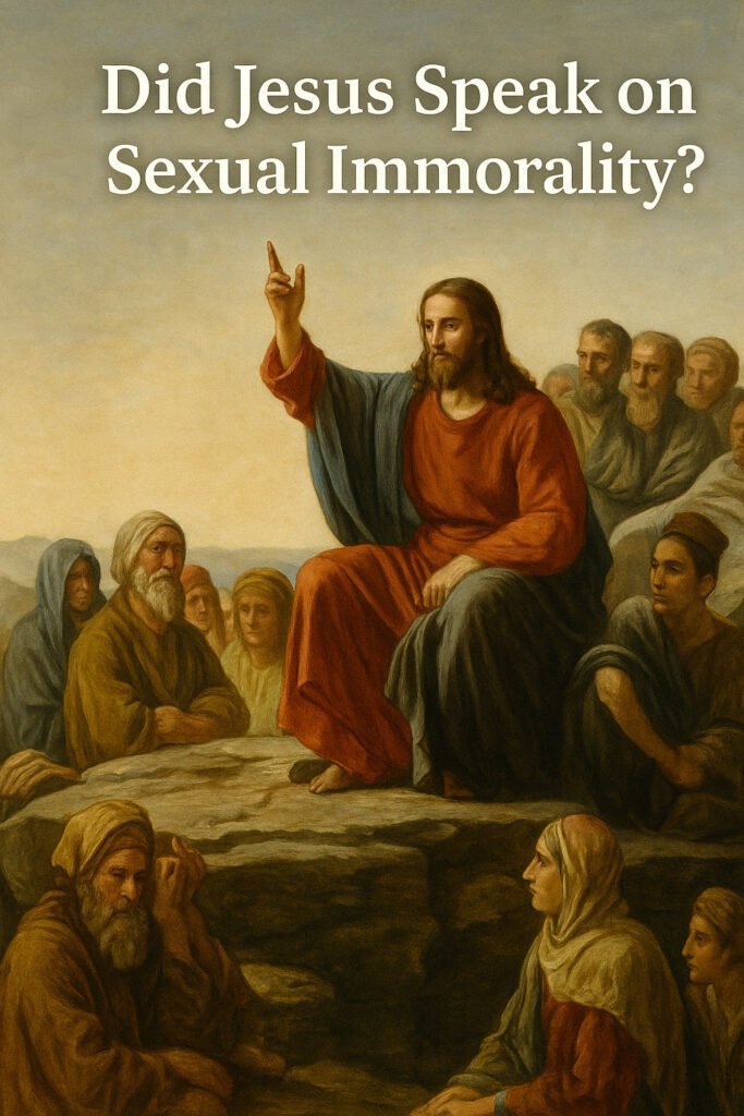 did jesus speak on sexual immorality