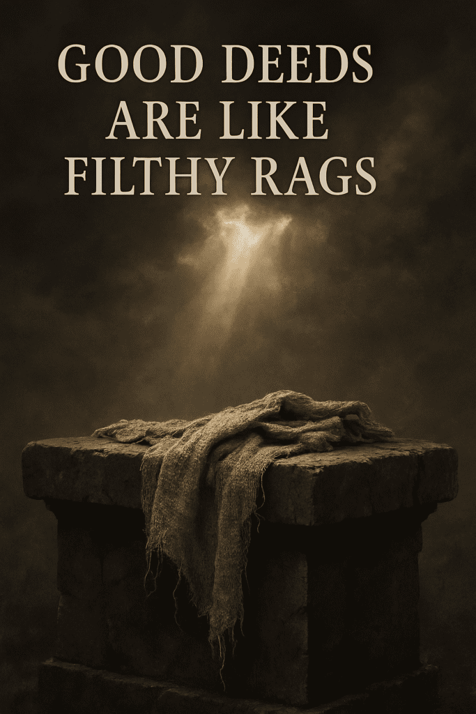 good deeds are like filthy rags