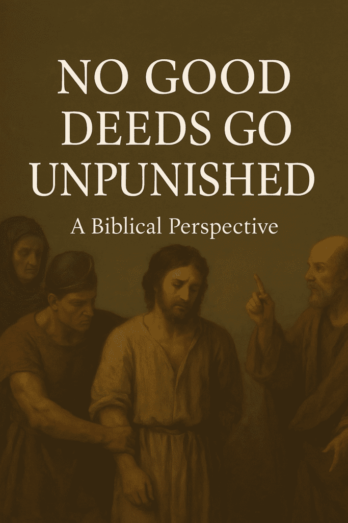 no good deeds go unpunished