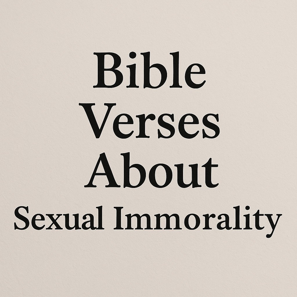 verses about sexual immorality