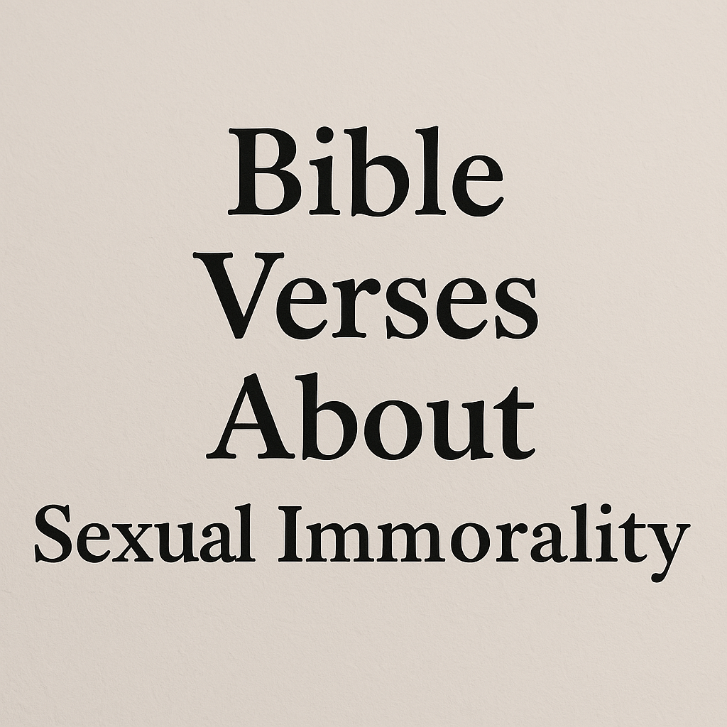 verses about sexual immorality