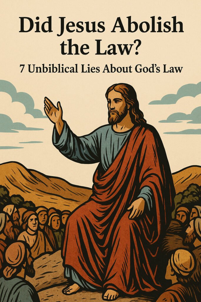 did Jesus abolish the law