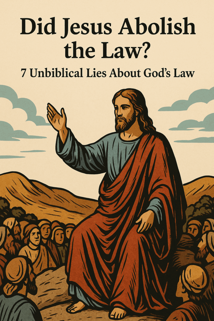 did Jesus abolish the law