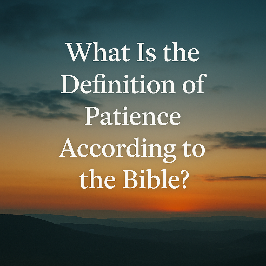 definition of patience