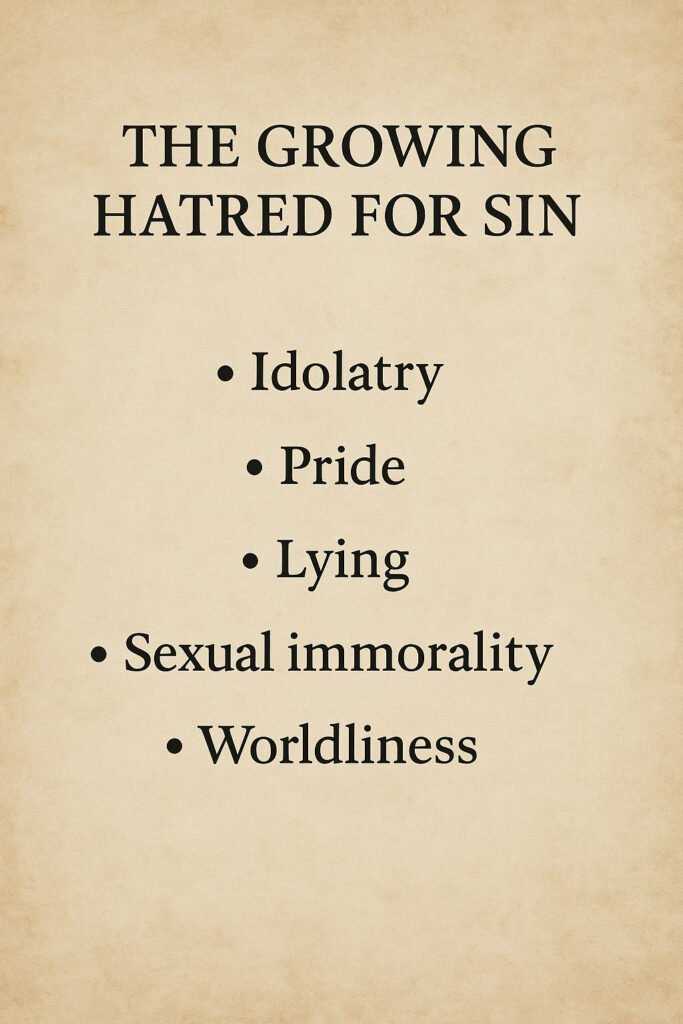 hatred for sin