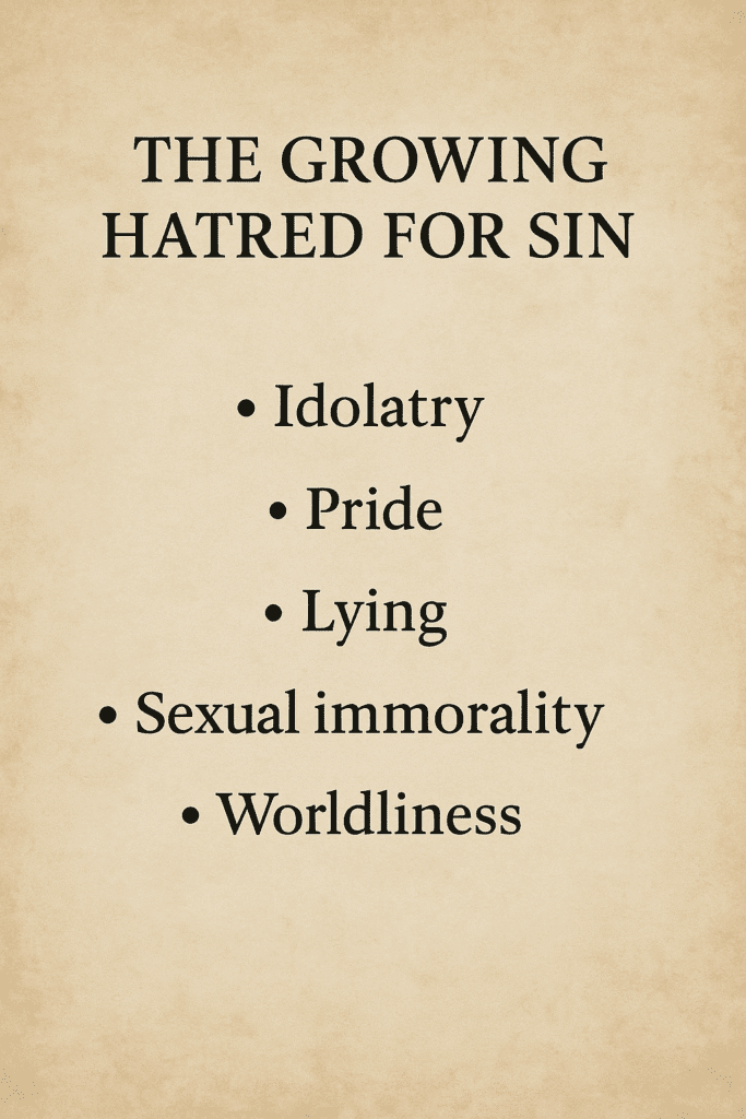 hatred for sin