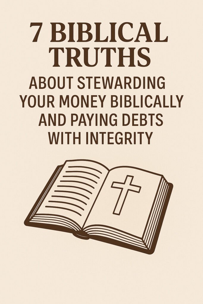stewarding your money biblically