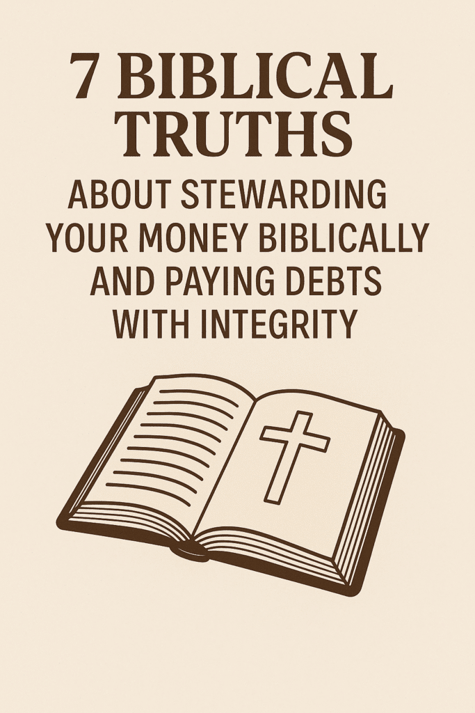 stewarding your money biblically