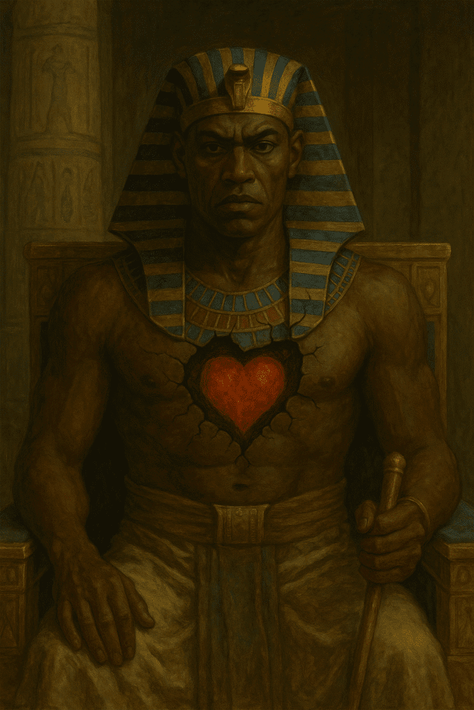 Pharaoh's heart hardened
