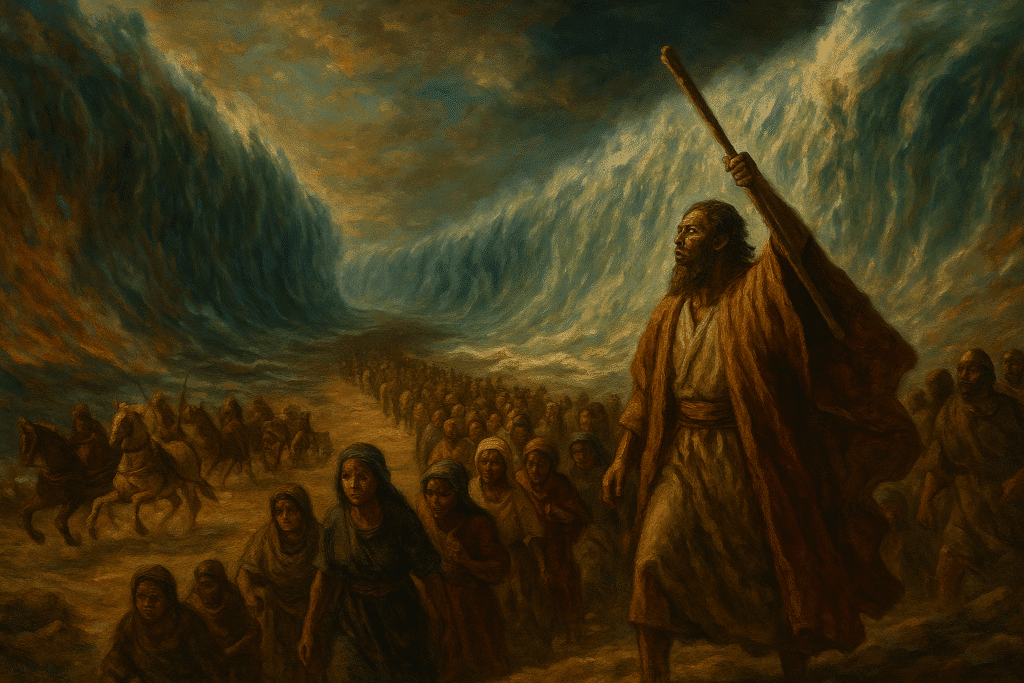 the parting of the red sea